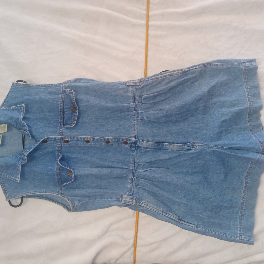 Sleeveless Denim Dress
